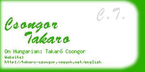 csongor takaro business card